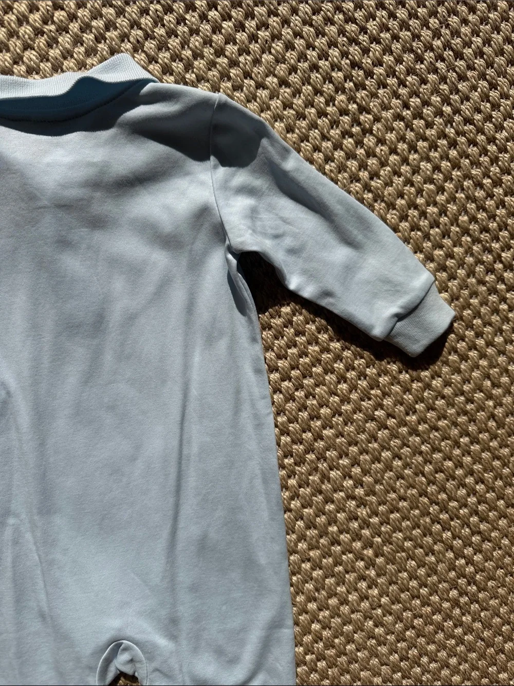 Ralph Lauren Baby Pale Blue Long-Sleeve Polo One-Piece size 6 months